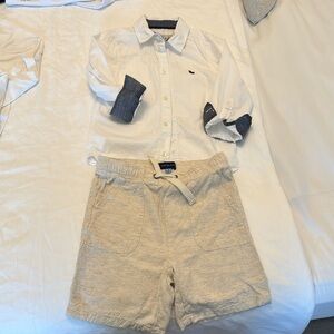 Button down and shorts